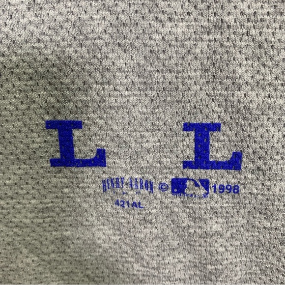 Vintage 90s MLB Baseball Kansas City Royals Men’s Size XL Grey Waffleknit Shirt - Picture 5 of 8